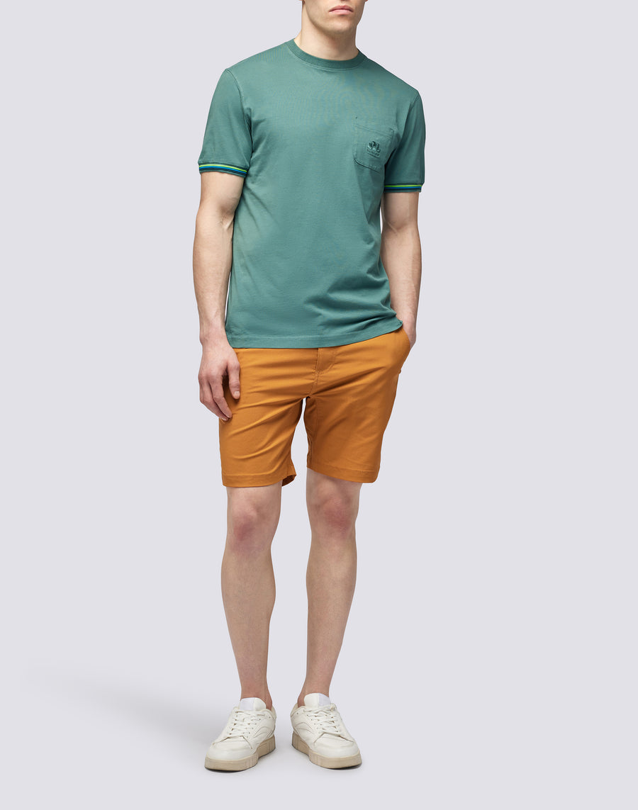 Sundek T-SHIRT FINN GIROCOLLO CON TASCHINO m775tej7800-a1601 Affare Del Giorno