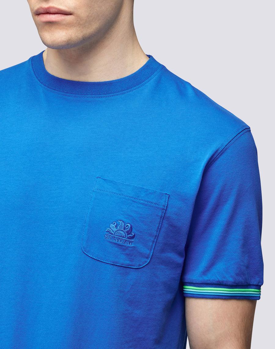 Sundek T-SHIRT FINN GIROCOLLO CON TASCHINO Offerta