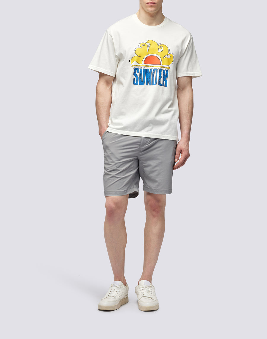 Sundek T-SHIRT SUNDEK LOGO m614tejr900-03901 Qualità Garantita