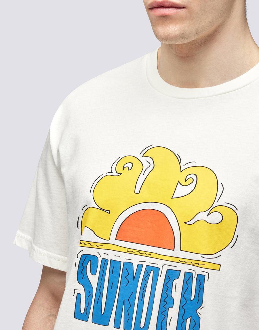Sundek T-SHIRT SUNDEK LOGO m614tejr900-03901 Qualità Garantita