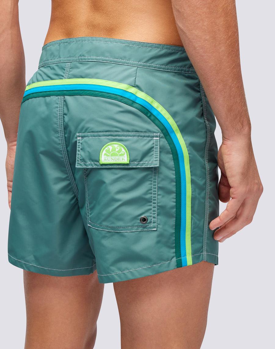 Sundek COSTUME DA BAGNO CORTO VITA FISSA ICONIC TAFFETA Negozi Online