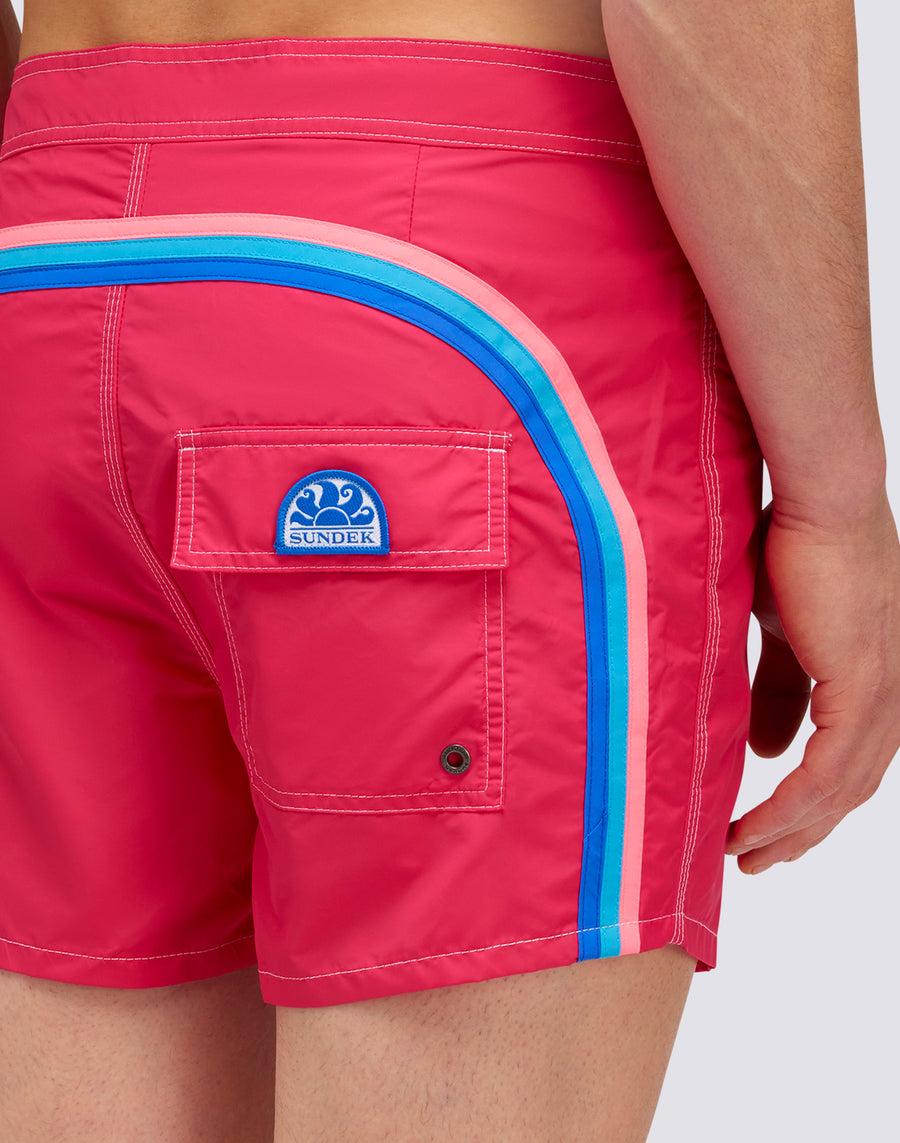 Sundek COSTUME DA BAGNO CORTO VITA FISSA ICONIC TAFFETA m502bdta100-69203 Shopping Online