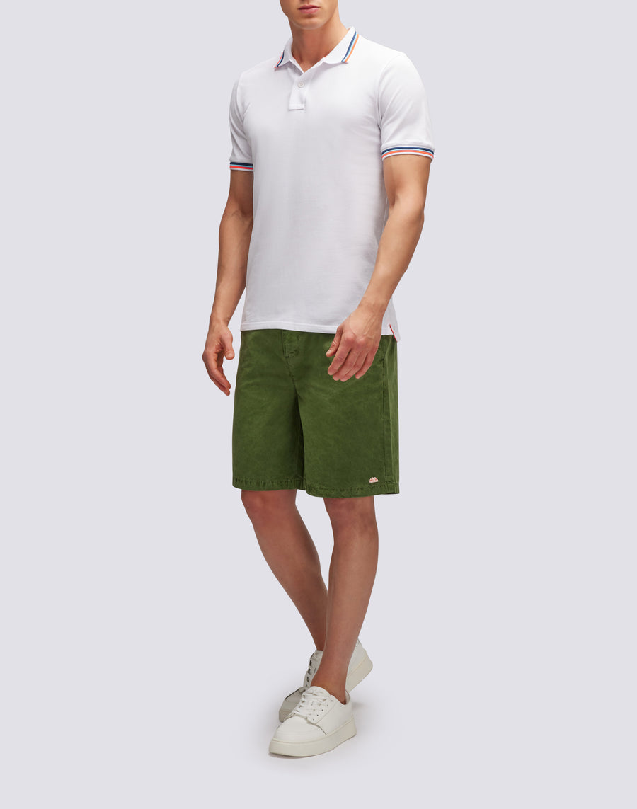 Sundek polo brice in cotone piquet con dettagli tricolor M779PLJ6500-00634 Affare Del Giorno