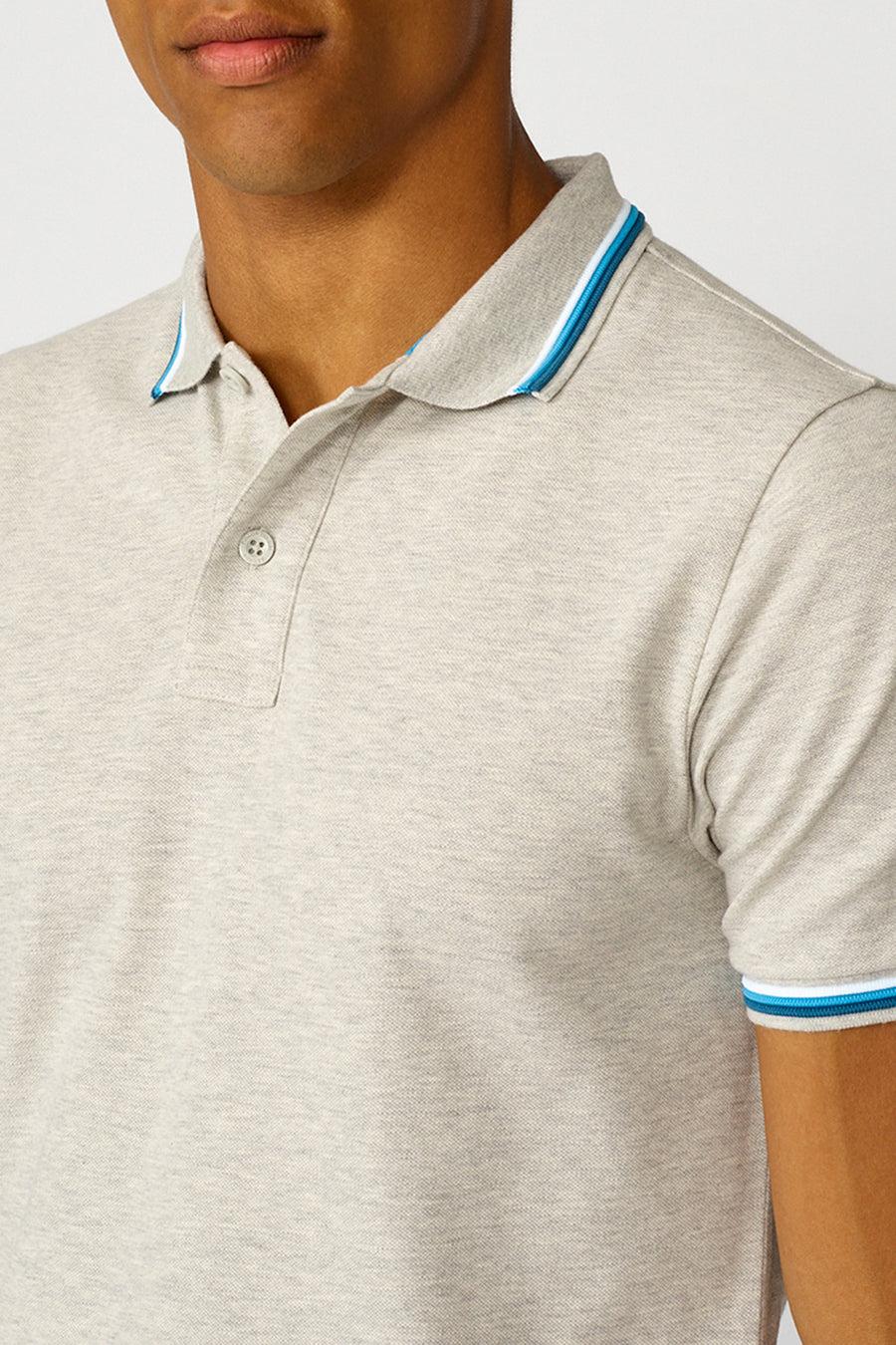 Sundek polo brice in cotone piquet con dettagli tricolor M779PLJ6500-02911 Offerta