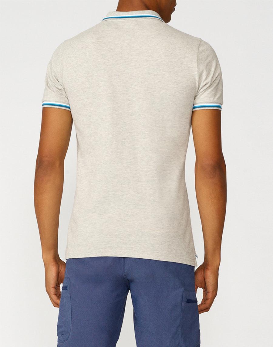 Sundek polo brice in cotone piquet con dettagli tricolor M779PLJ6500-02911 Offerta