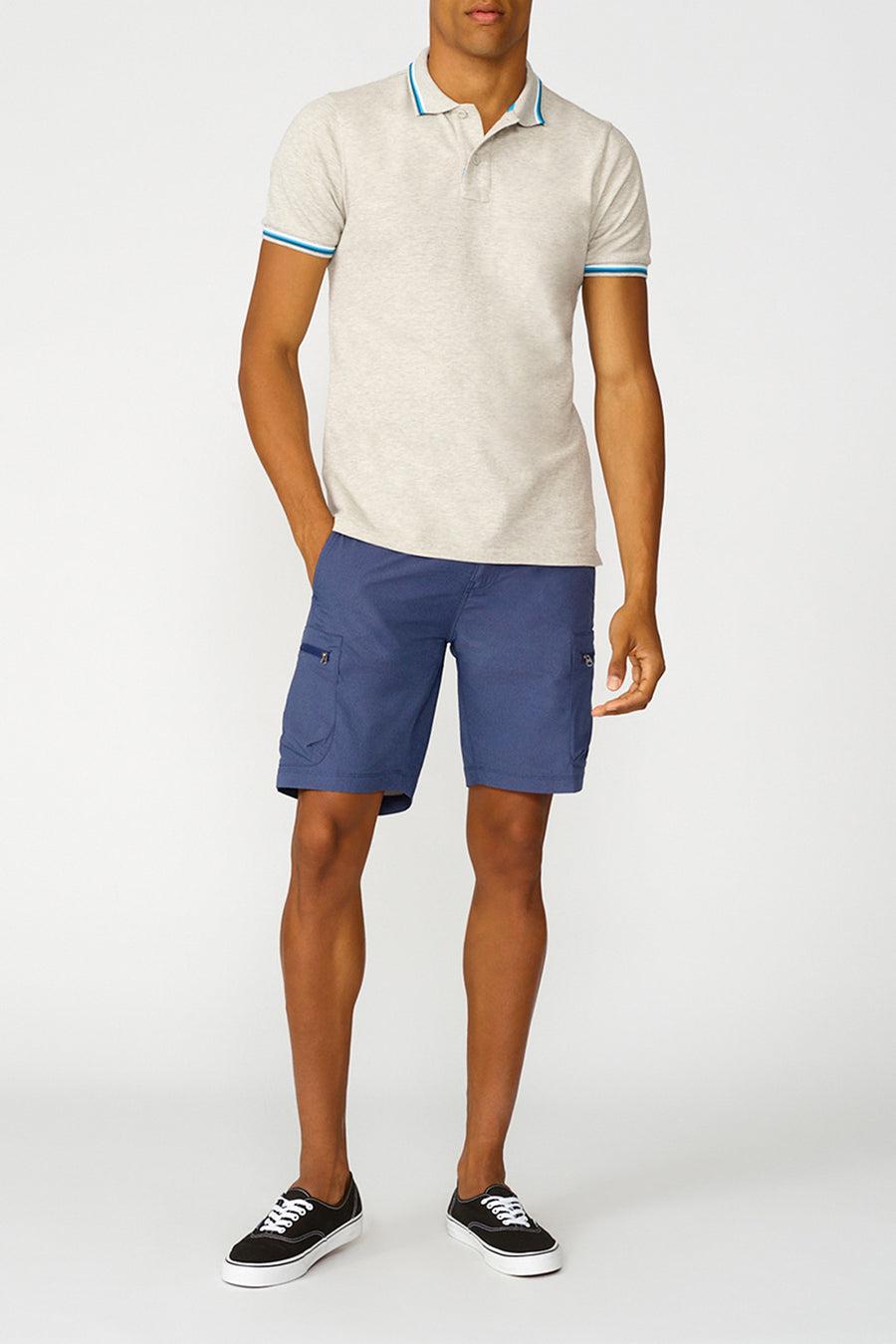 Sundek polo brice in cotone piquet con dettagli tricolor M779PLJ6500-02911 Offerta