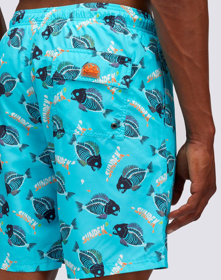Sundek COSTUME SURFANHA PRINT m717bdrt4ua-052ua Affare Del Giorno