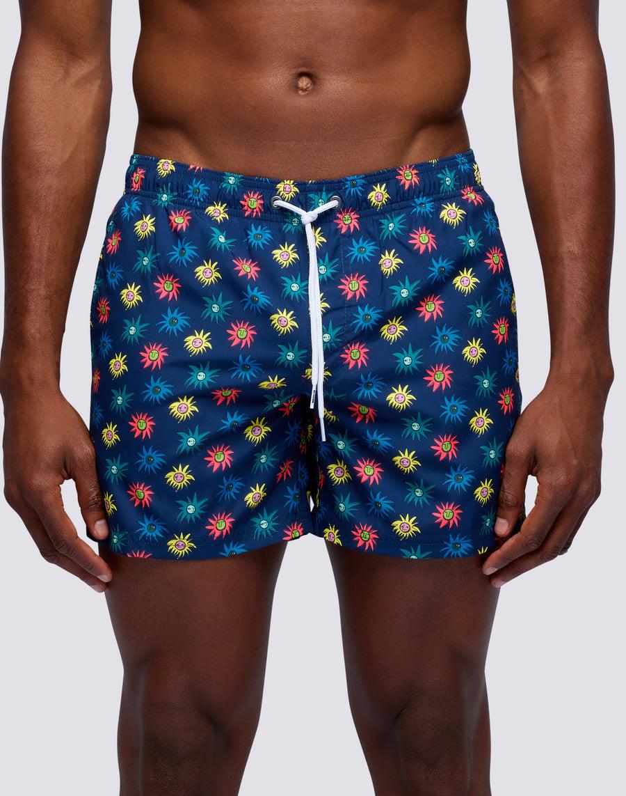 Sundek costume da bagno corto vita elasticata stampa lion sun repreve® m504bdrt33d-3103d Vendita Calda