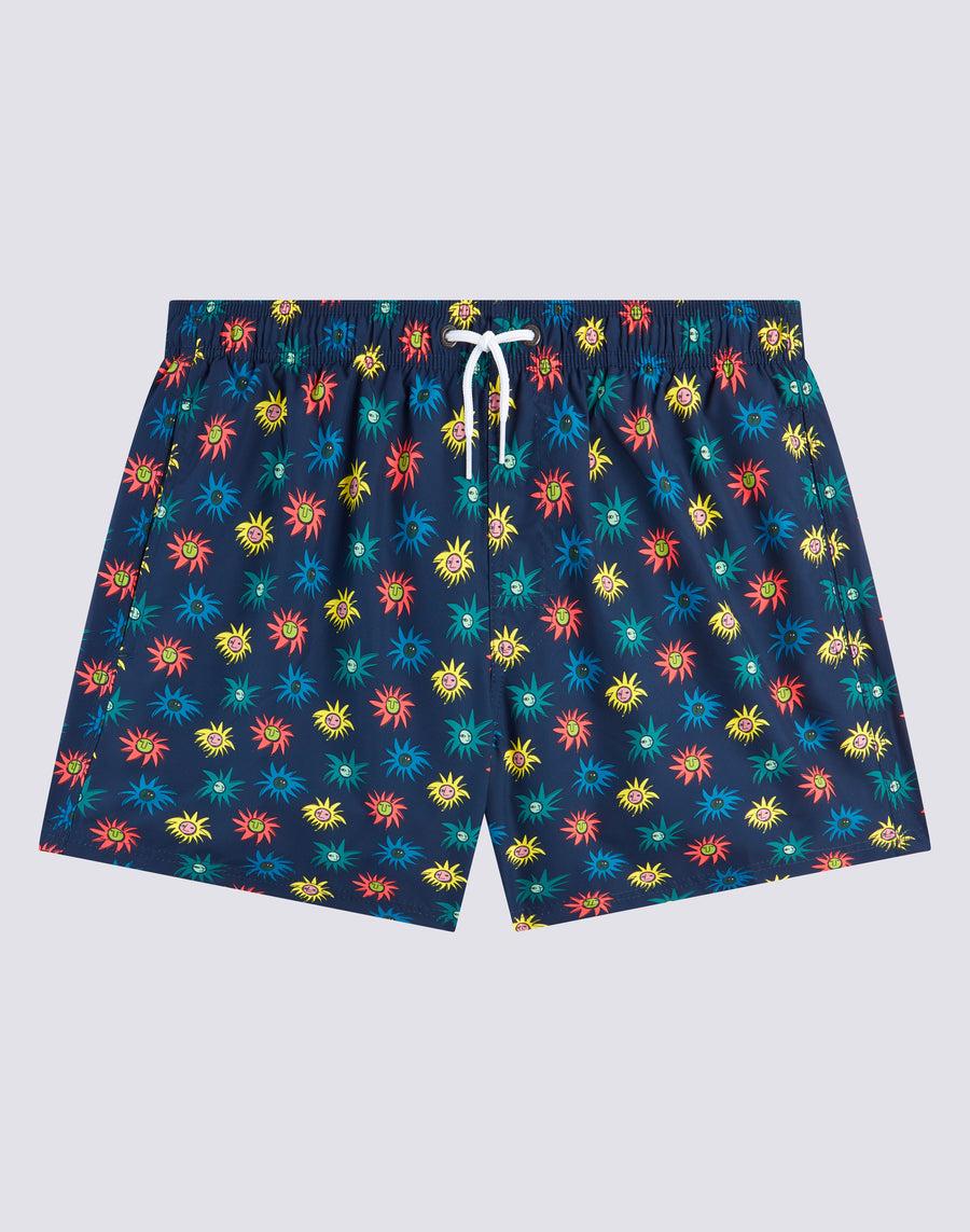 Sundek costume da bagno corto vita elasticata stampa lion sun repreve® m504bdrt33d-3103d Vendita Calda