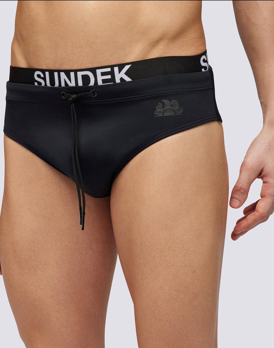 Sundek SLIP CON ELASTICO LOGO m309ssl3000-00401 Moda