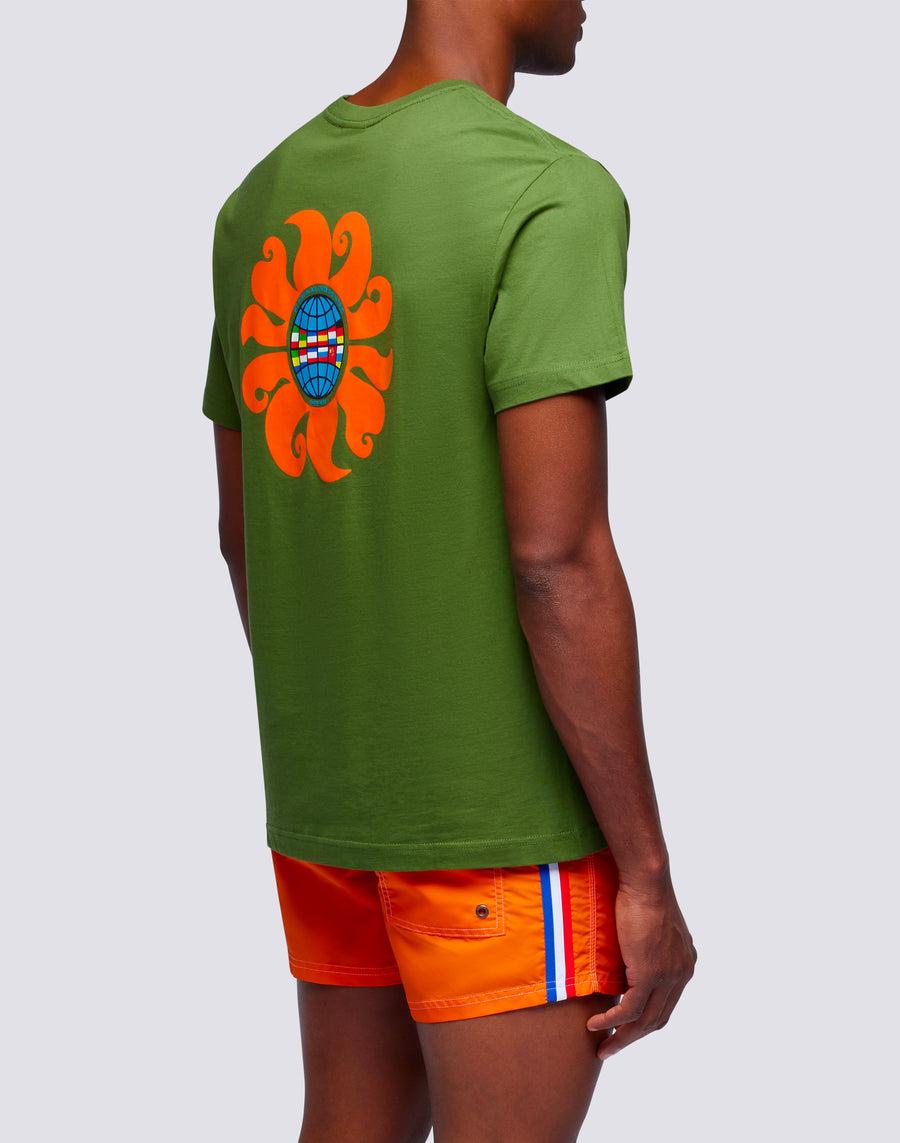 Sundek t-shirt uomo in cotone capsule flag m669tesj500-12700 Italia