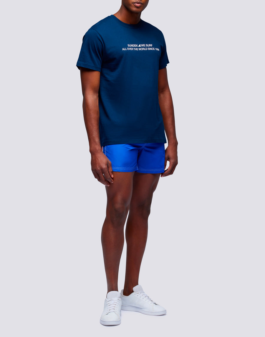 Sundek t-shirt uomo in cotone capsule flag m669tesj500-00600 2025