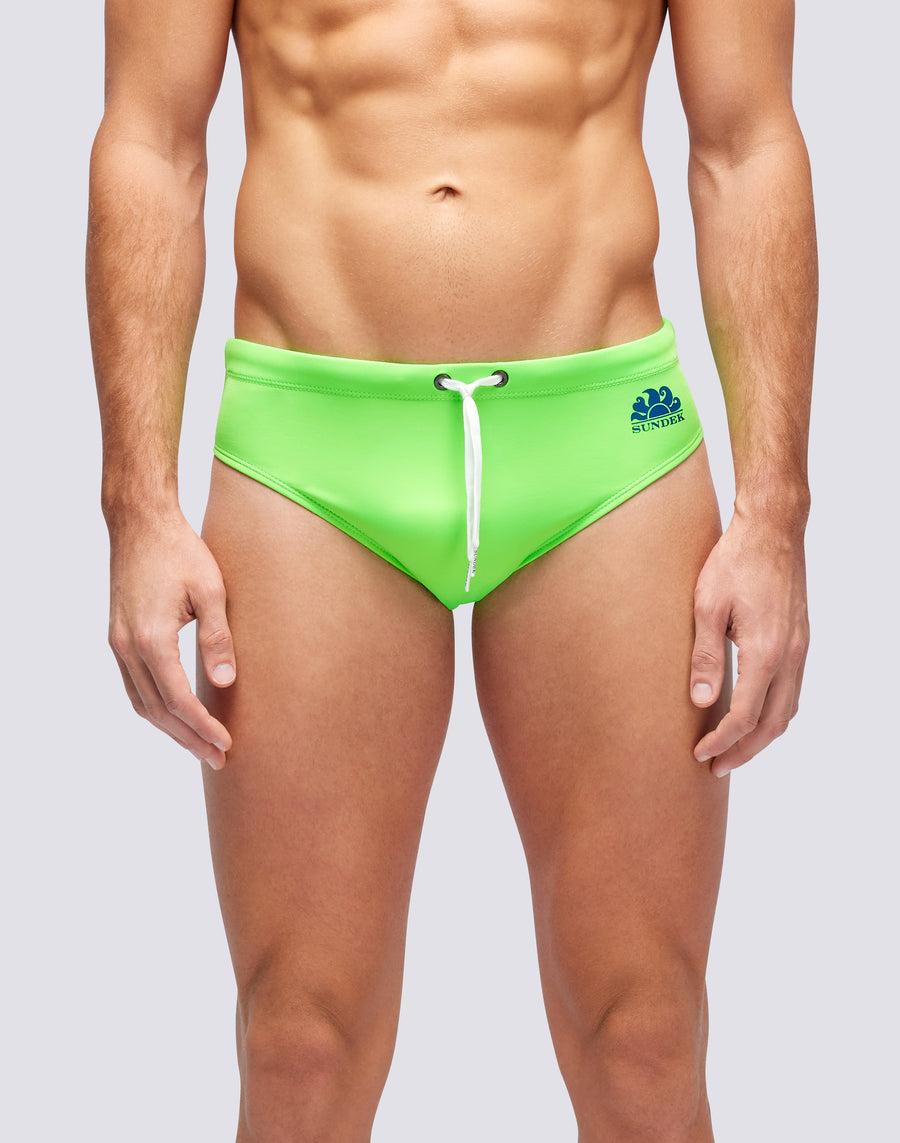 Sundek SLIP MARE CON ARCOBALENO m306ssl3000-a3501 Presa