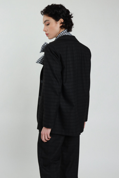 Susy Mix Giacca Check Lurex Hotsell