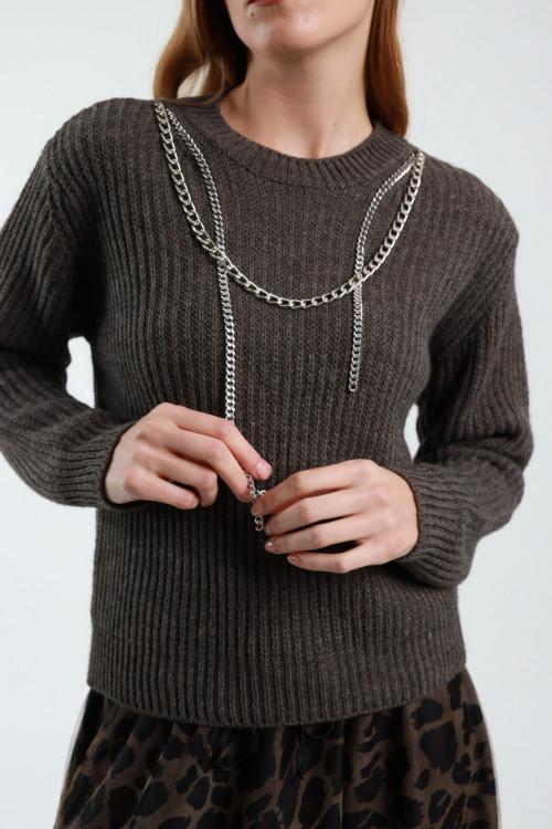 Susy Mix Maglione con Catena Online