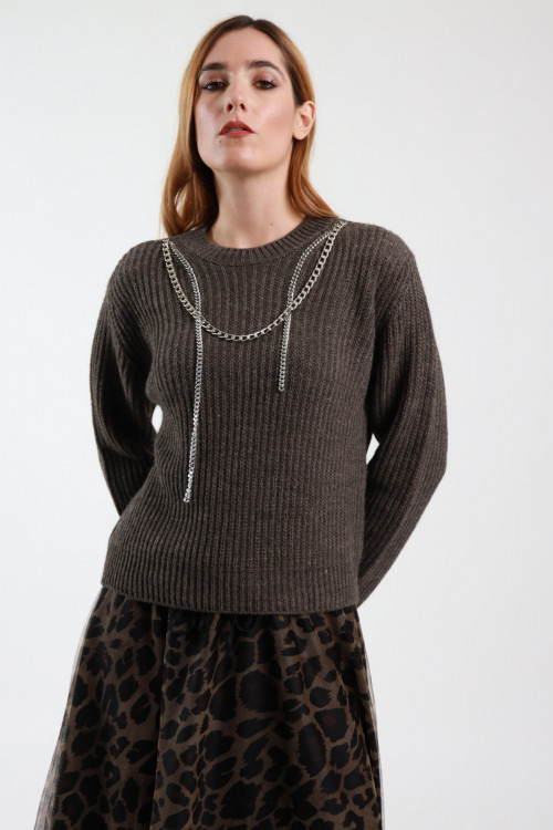 Susy Mix Maglione con Catena Online