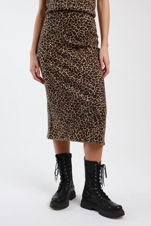 Susy Mix Longuette In Maglia Maculata Outlet