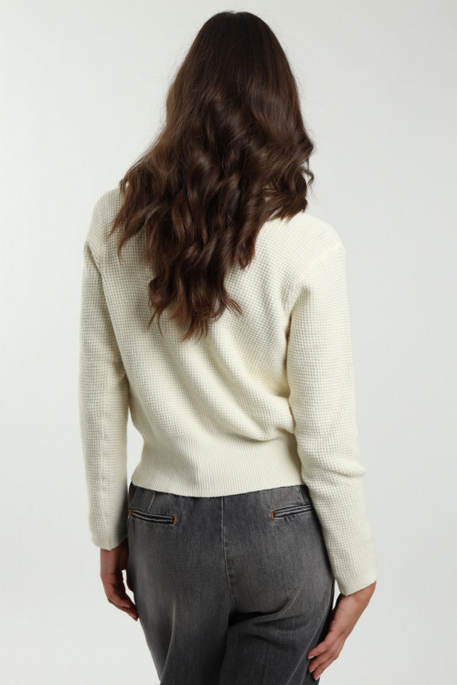 Susy Mix Cardigan Bottoni Gioiello Pezzi Unici
