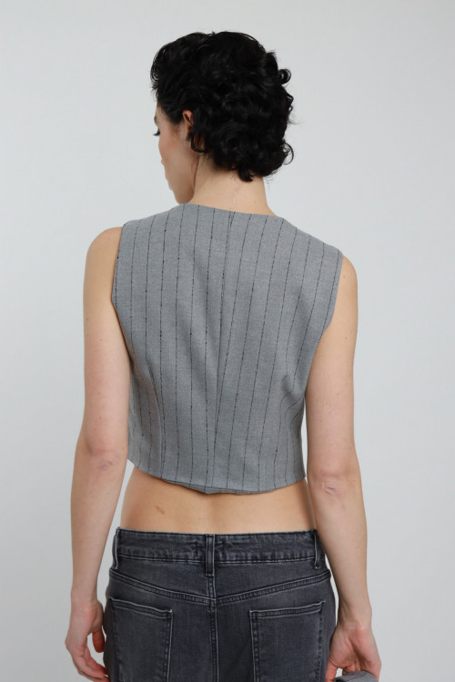 Susy Mix Gilet Gessato Negozio