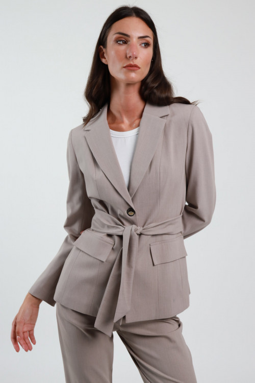 Susy Mix Blazer con Cintura 2025