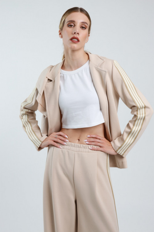 Susy Mix Blazer con Rouges e Banda Laterale Promozione