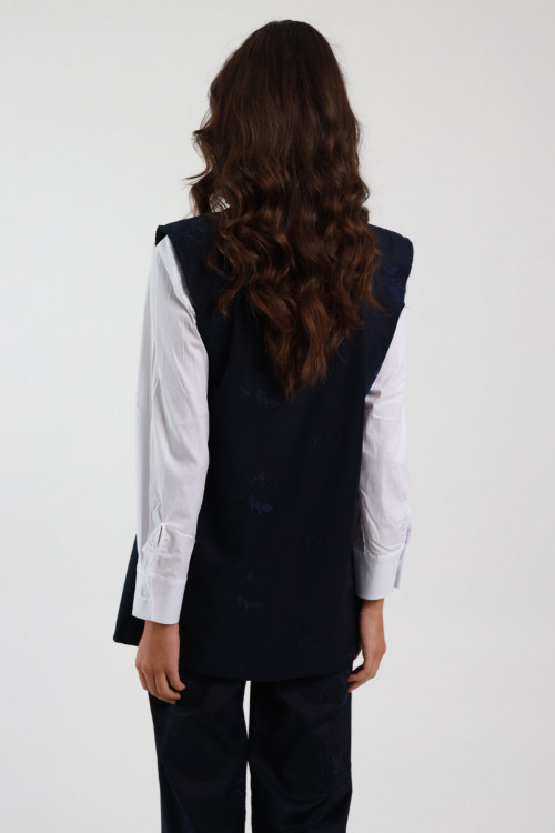 Susy Mix Gilet Ricamato Pezzi Unici