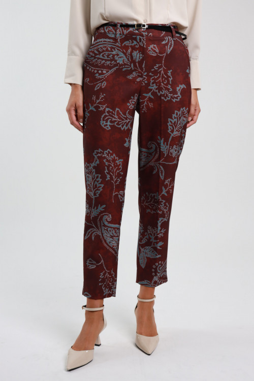 Susy Mix Pantalone Fantasia Damascata Vendite Flash