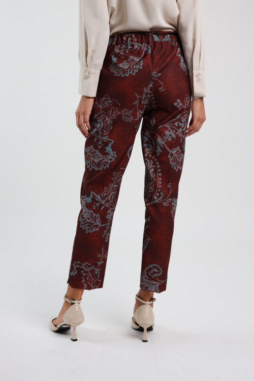 Susy Mix Pantalone Fantasia Damascata Vendite Flash