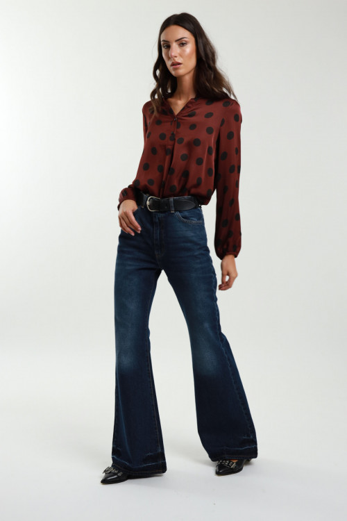 Susy Mix Jeans a Zampa In Linea