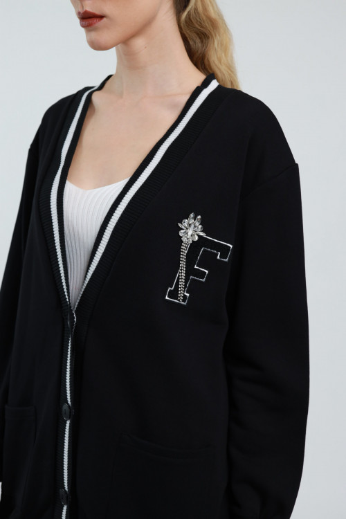 Susy Mix Cardigan College Oversize
