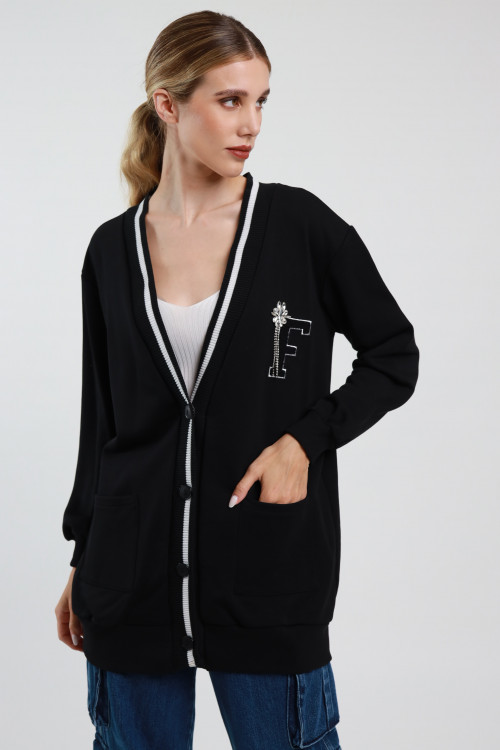 Susy Mix Cardigan College Oversize Pezzi Unici