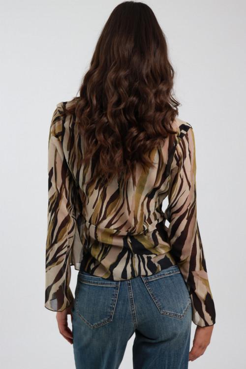 Susy Mix Maglia Scollo V Fantasia Qualità Garantita