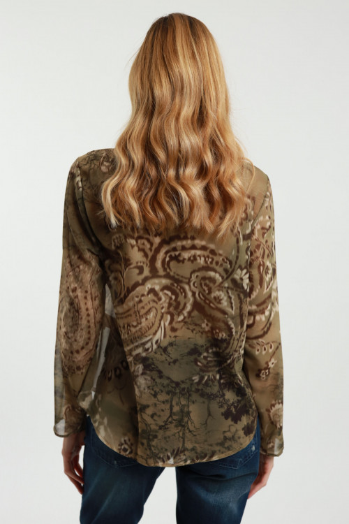 Susy Mix Blusa Scollo V Fantasia Offerta San Valentino