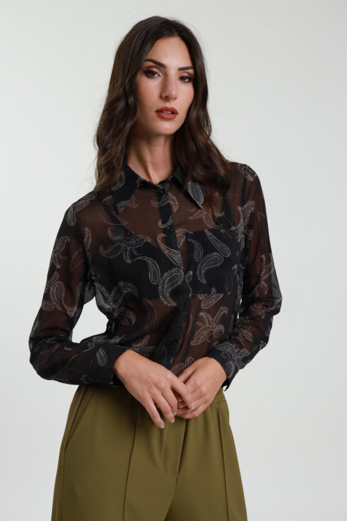 Susy Mix Camicia Fantasia Damascata Promozione Limitata