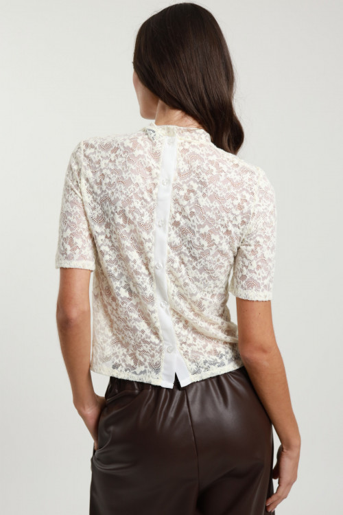 Susy Mix Maglia in Pizzo Promozione