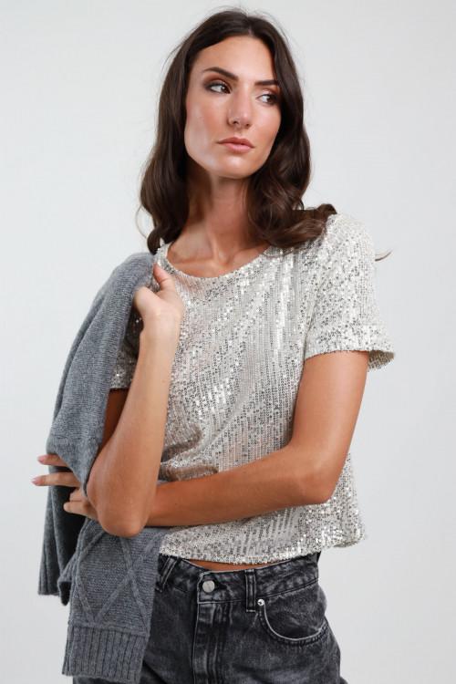 Susy Mix Tshirt Paillettes Qualità Garantita