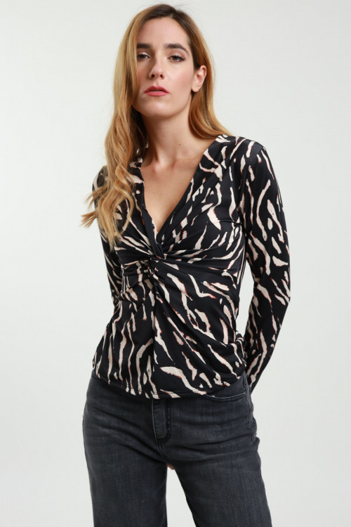 Susy Mix Maglia Zebrata