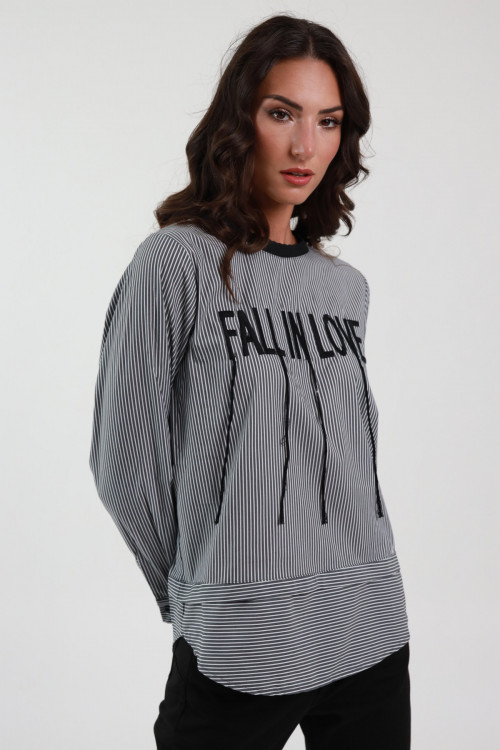 Susy Mix Maglia Gessata 'Fall in Love' Novità