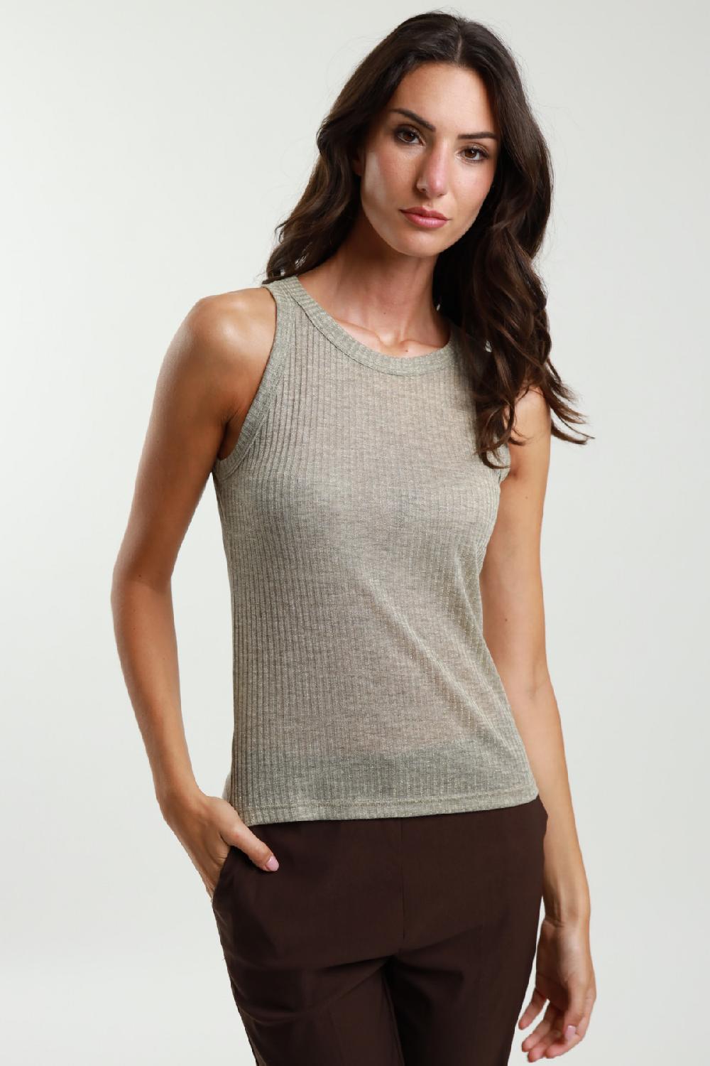 Susy Mix Canotta Lurex