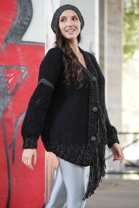 Tricot à Porter Asymmetrical cardigan Bestseller