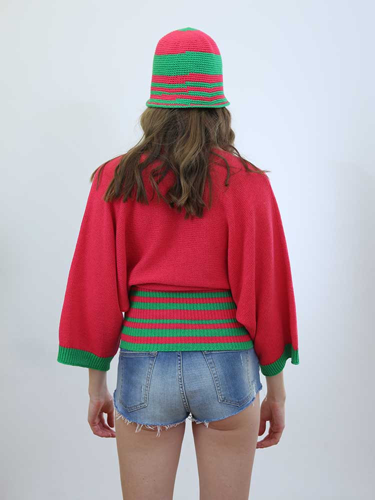 Tricot à Porter MAGLIA PIPISTRELLO FASCIA ALTA IN VITA In Linea
