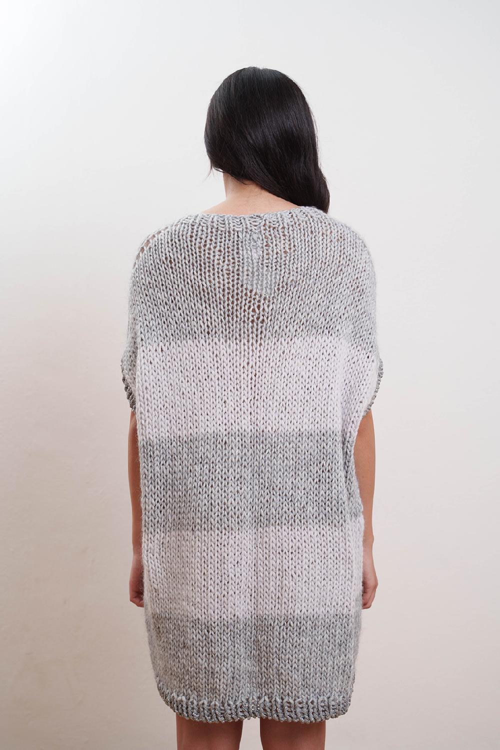 Tricot à Porter Maxi gilet In Linea