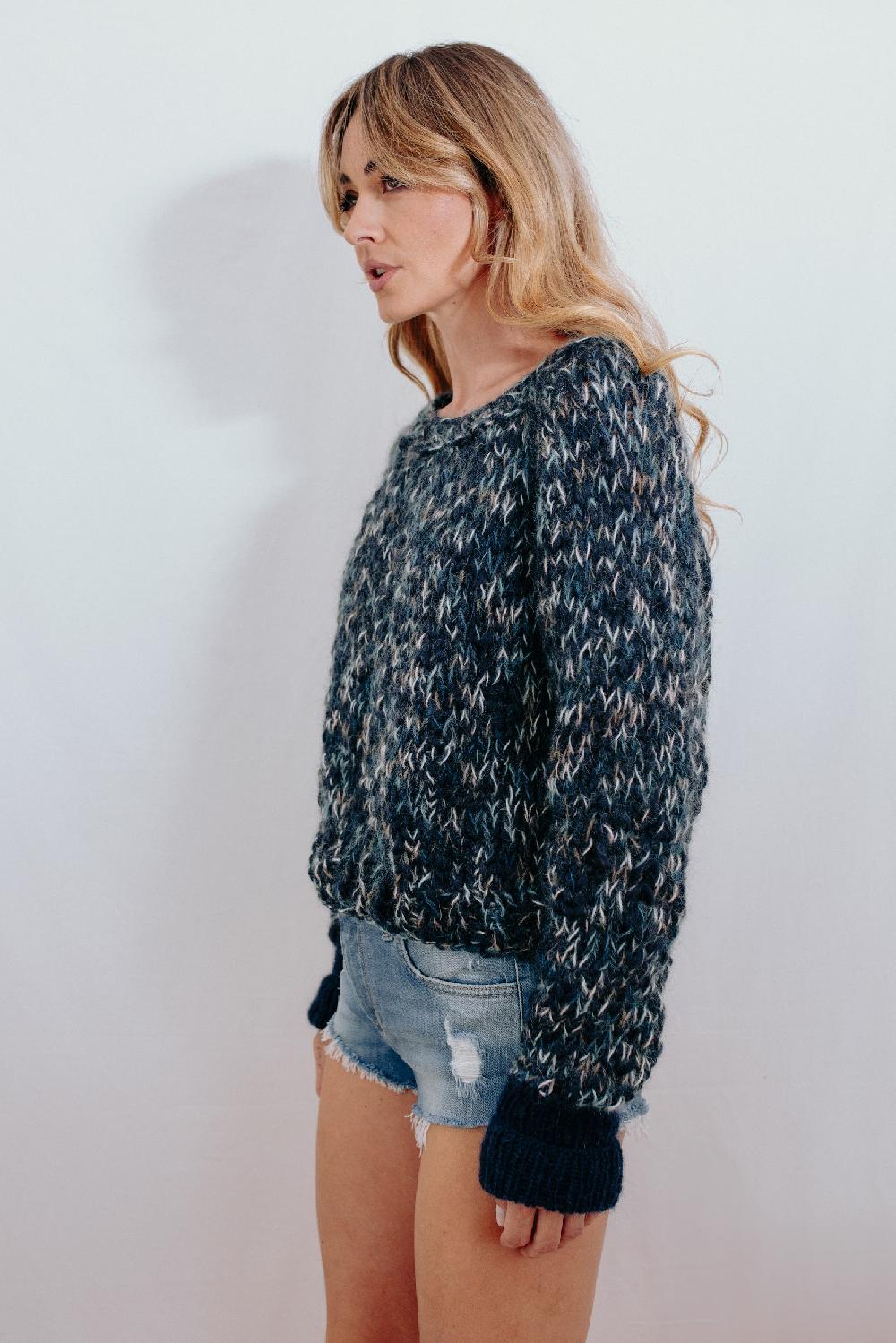 Tricot à Porter Maglia cube manica raglan Negozi Online