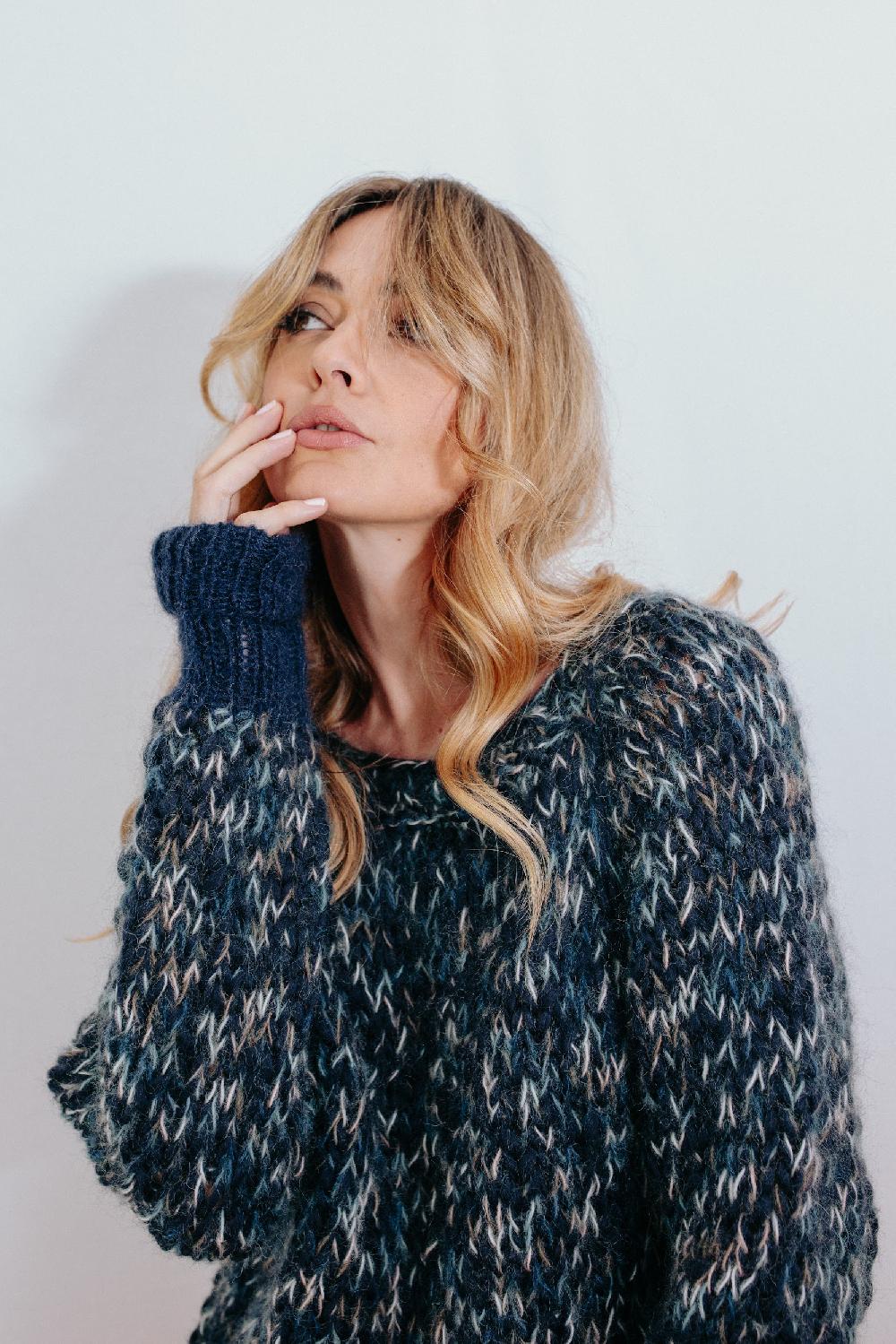 Tricot à Porter Maglia cube manica raglan Negozi Online
