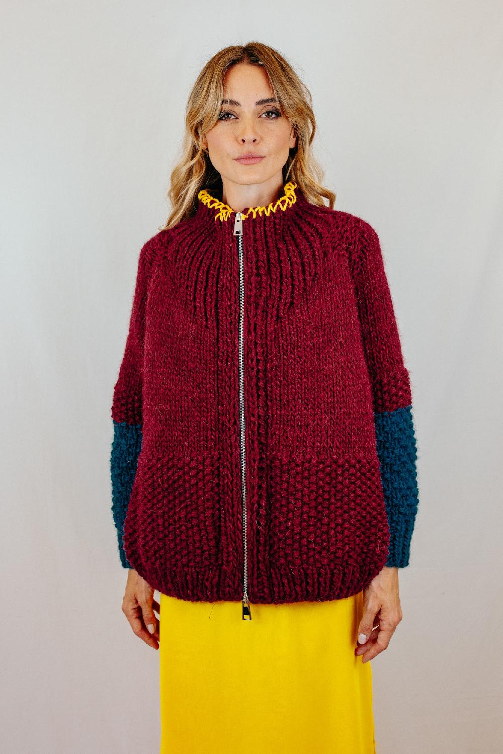 Tricot à Porter Bomber manica ragian Prezzo Ridotto
