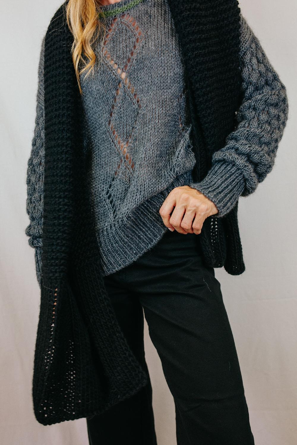 Tricot à Porter Sciarpa t.u. con maxi coste In Vendita