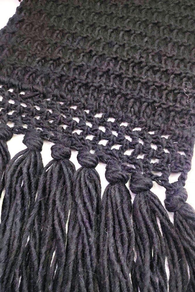 Tricot à Porter Sciarpa con bordo finale Vendita Calda