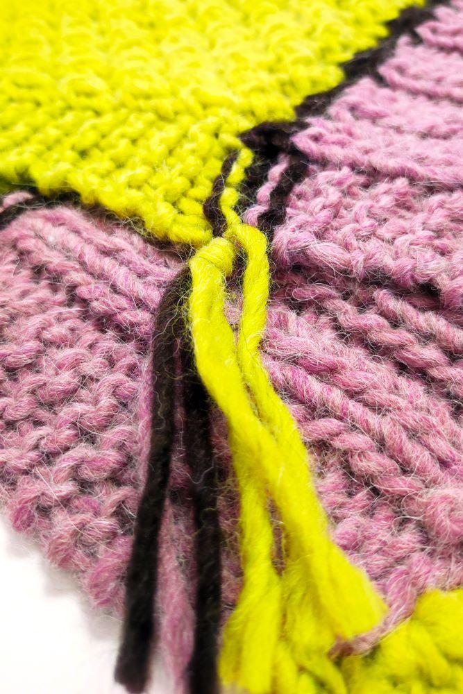 Tricot à Porter Sciarpa con coste e festoni Negozio