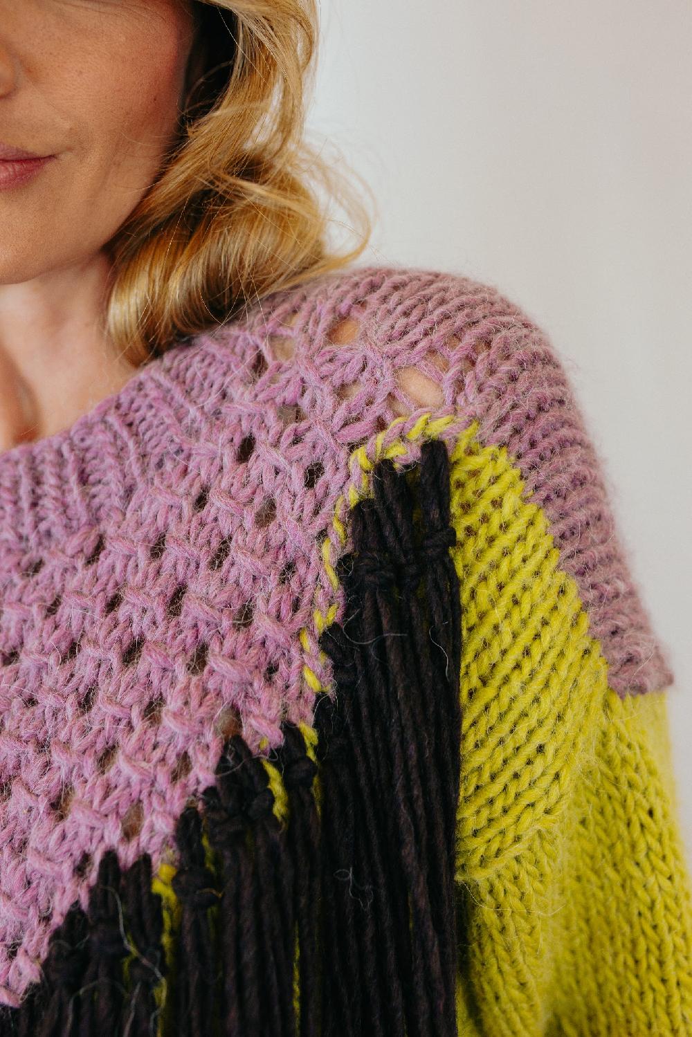 Tricot à Porter Maglia con traforato Italy