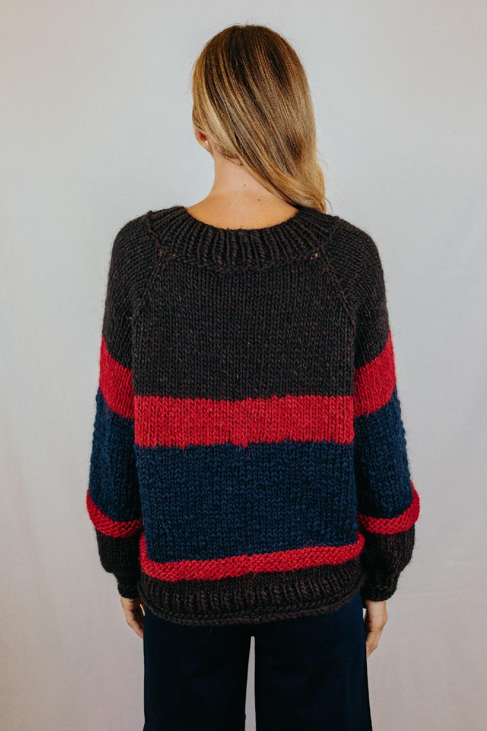 Tricot à Porter Maglia girocollo righe Vendita